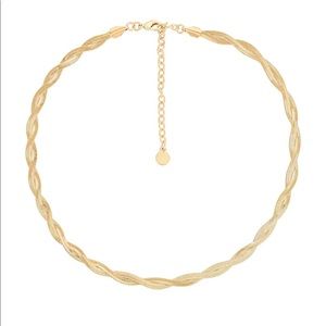 Twist Necklace in Gold from Revolve